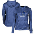 Women's Blue Southern Connecticut Owls Basketball Pullover Hoodie