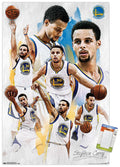NBA Golden State Warriors - Stephen Curry 16 Wall Poster, 14.725 x 22.375