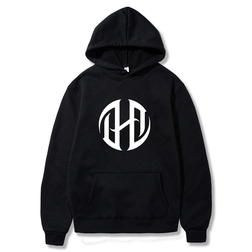 Dharius Hoodie Pop Singer 2024 Tour Long Sleeve Streetwear Women Men Hooded Sweatshirt