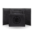 Los Angeles Basketball Clippers Black Trifold Wallet with Clear ID Window