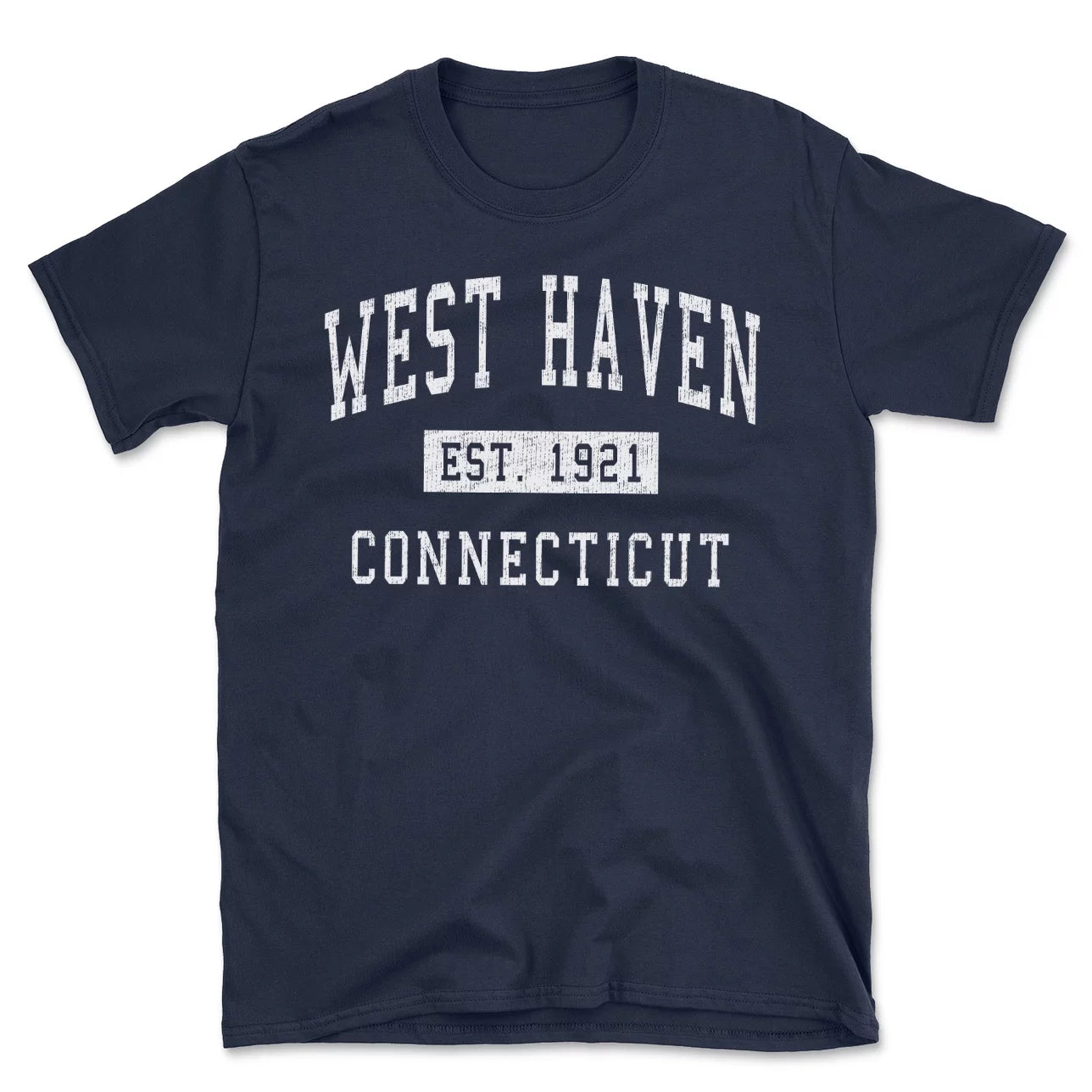 West Haven Connecticut Classic Established Men's Cotton T-Shirt