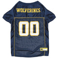 Pets First Collegiate Michigan Wolverines Football/Basketball Mesh Jersey for Pet Dog. available in 40+ Teams - XX-Large