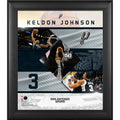 Keldon Johnson San Antonio Spurs Framed 15 x 17 Stitched Stars Collage
