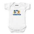 Newborn & Infant Chad & Jake White Golden State Warriors Gingerbread Christmas Bodysuit