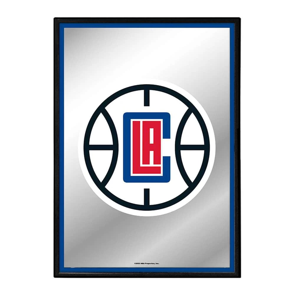 Los Angeles Clippers: Framed Mirrored Wall Sign
