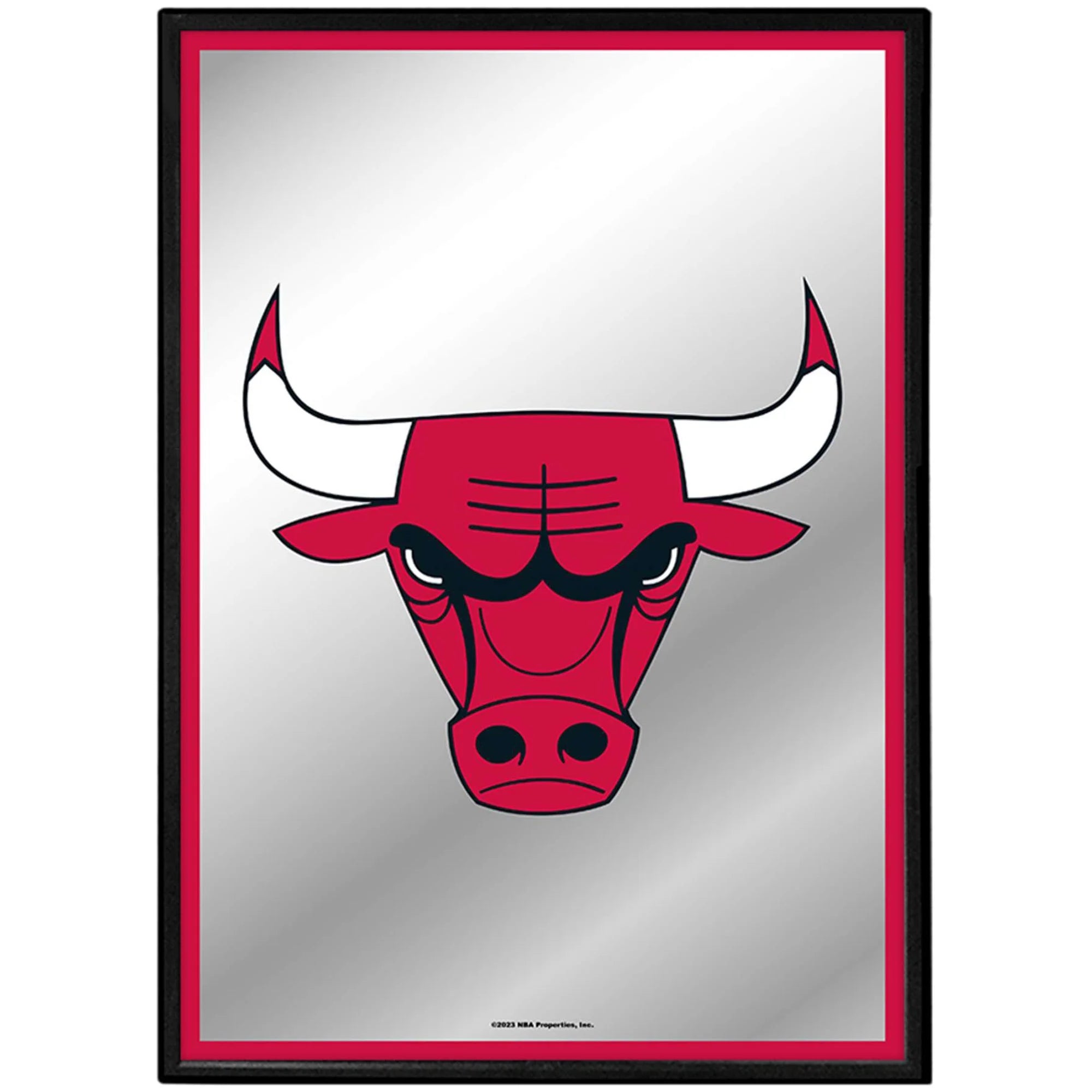 Chicago Bulls 27 x 19 Framed Mirrored Wall Sign