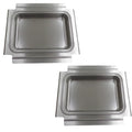 2 Genuine Weber 80346 Catch Pan Grease Tray Q100 Q120 Q140 Q1000