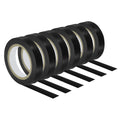 Uxcell 32.8Ft Tennis Racket Badminton Racquet Grip Finishing Tapes, Black 6 Pack