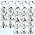 18 Pack Strong Magnetic Hooks£¬30Lbs Heavy Duty Magnet Hook£¬Powerful Neodymium Magnet Hooks for Kitchen, Garage, Grill, Cruise, Workplace and Office