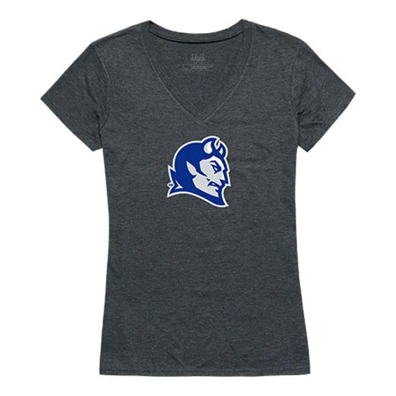 Central Connecticut State University Cinder Tee for Women, Heather Charcoal - Extra Large