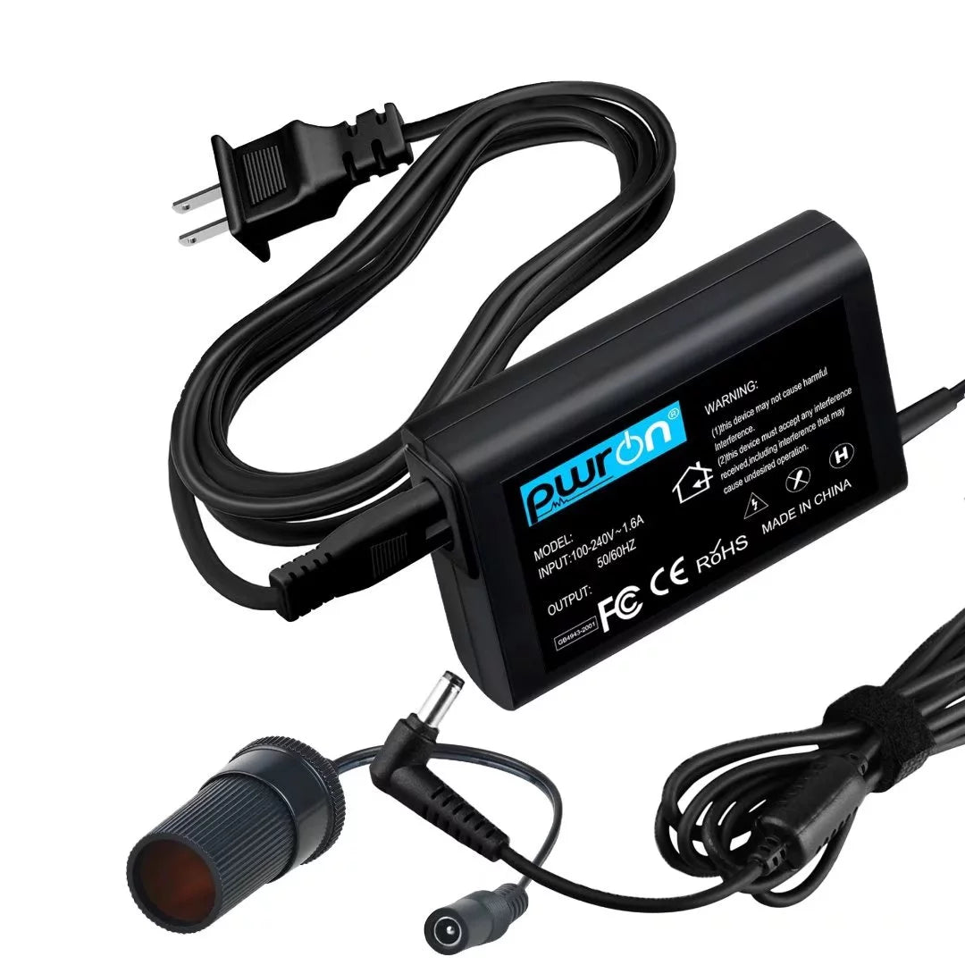 PwrON Compatible AC Adapter Charger Replacement for Koolatron 36 qt.57 Kool Kaddy Cooler Power Supply Cord