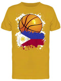 Basketball Team Of Philippines T-Shirt Men -Image by Shutterstock Men T-Shirt, Male x-Large