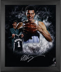 Victor Wembanyama San Antonio Spurs Framed Autographed 20 x 24 2023 NBA Draft In Focus Photograph - Fanatics Authentic Certified