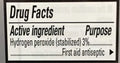 Hydrogen Peroxide, First Aid Cleaning Antiseptic 3%, 8 Ounce Bottle