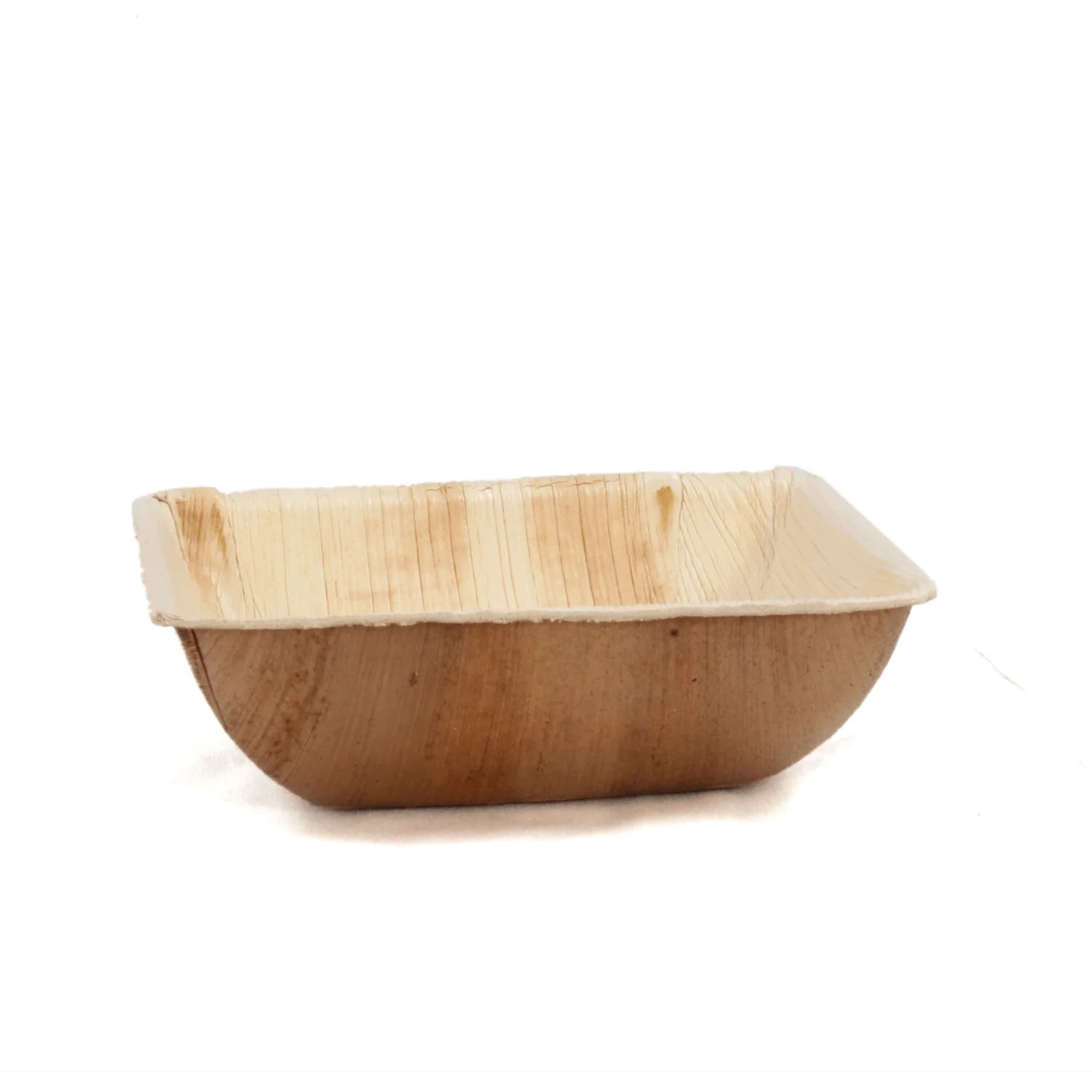 Raj Palm Leaf Bowls, 200-Pack 7 Square Bowls like Bamboo plates Disposable, Strong, Decorative Compostable Tableware for wedding, Lunch, Dinner, Birthday, Camping, Outdoor BBQ