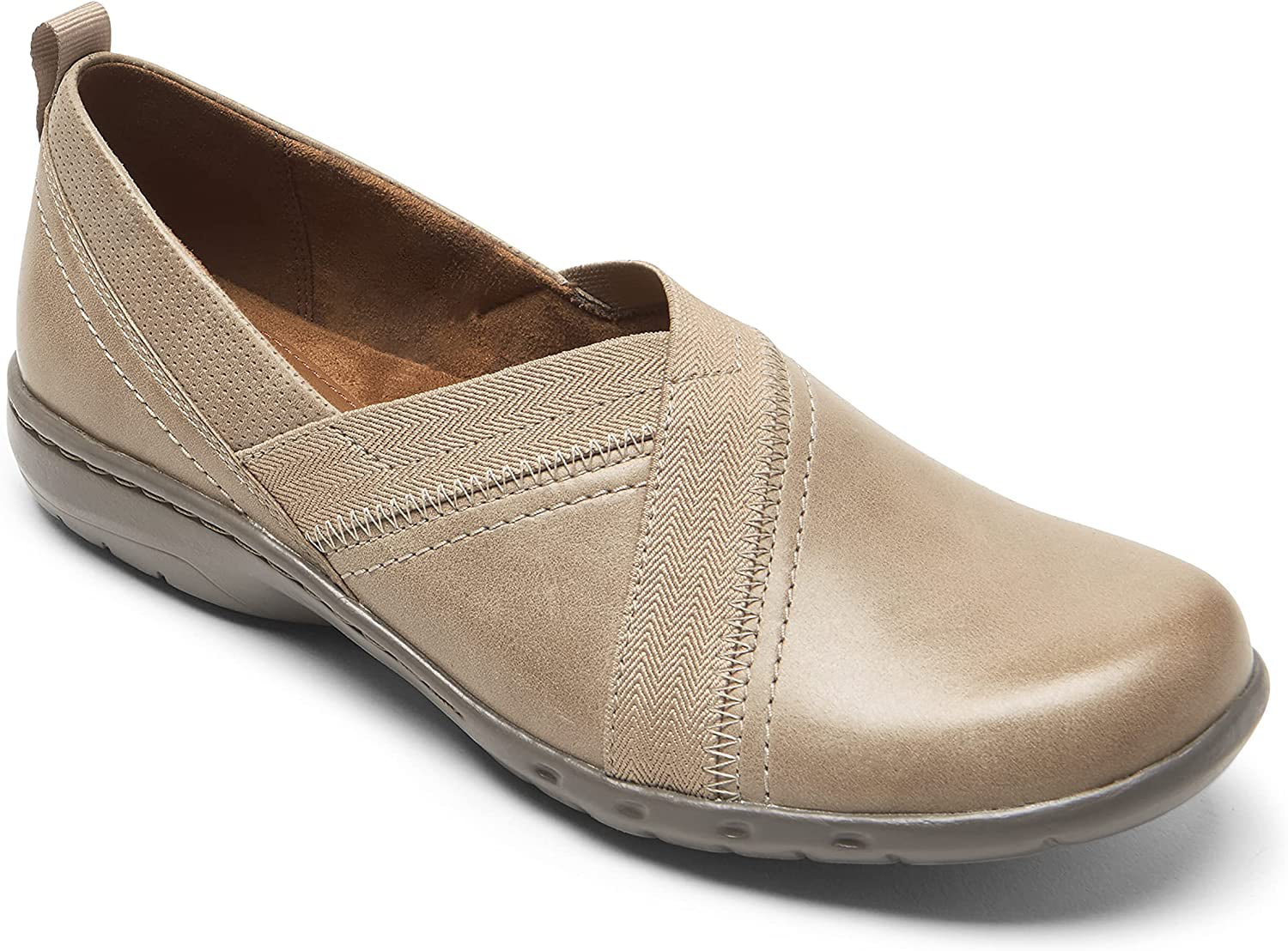 Cobb Hill Womens Penfield Envelope Ballet Flat 8 Stone