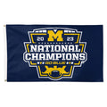 NCAA Michigan 2024 National Football Champion 3' x 5' Deluxe Flag