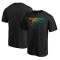 Men's Fanatics Branded Black San Antonio Spurs Team Pride Wordmark T-Shirt