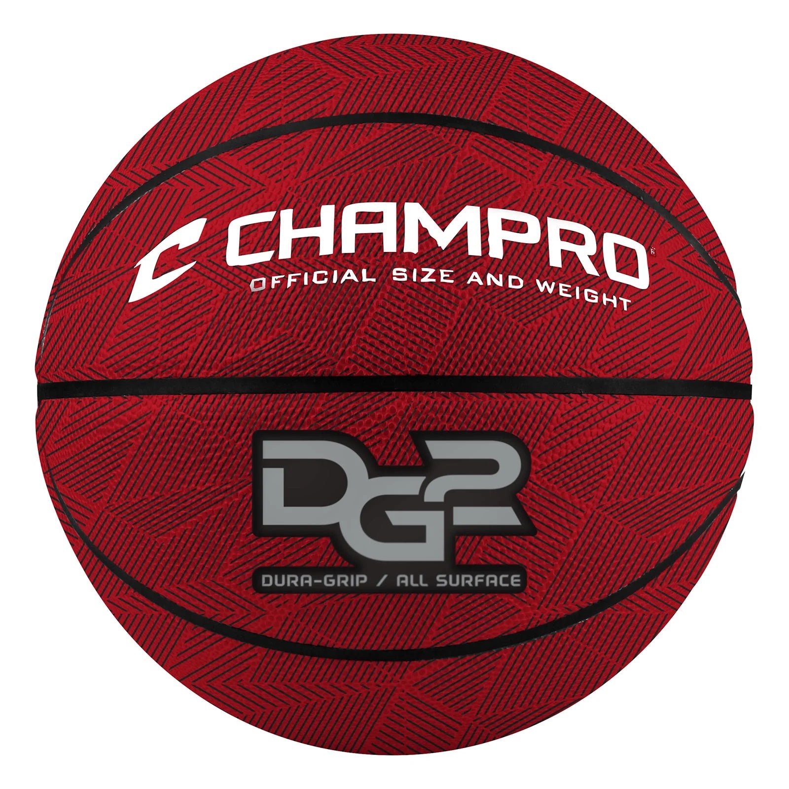 Dura-Grip 230 Rubber Basketball - BLACK BODY - Women's - 28.5