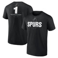 Men's Fanatics Branded Victor Wembanyama Black San Antonio Spurs Behind The Back Name & Number T-Shirt