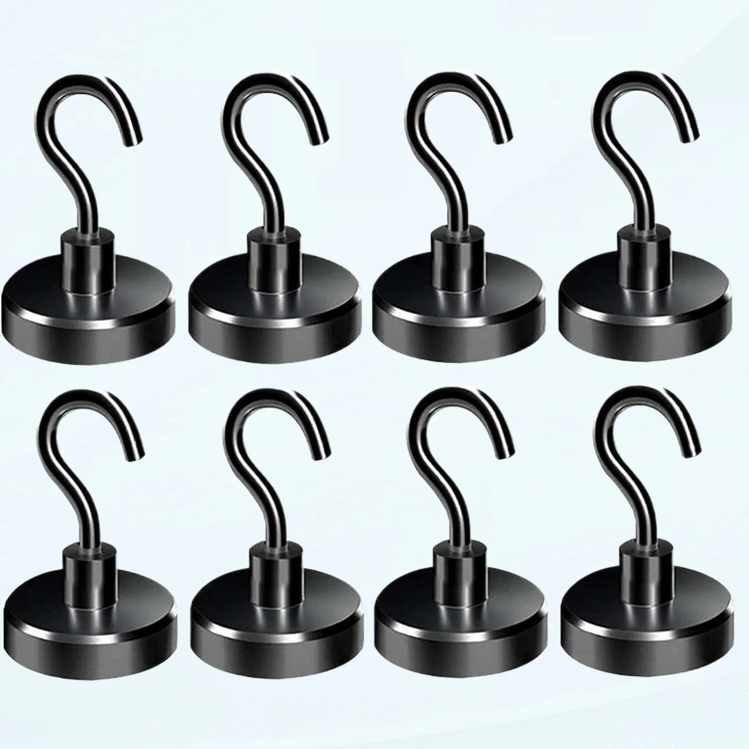 Strong Magnetic Hooks Heavy Duty 100 LB for Cruise Cabins Refrigerator Hanging BBQ Grill Tools Neodymium Magnets with Hooks Magnetic Hangers Magnet Hooks for Fridge Locker Coat Wreaths