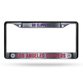 Basketball Rico Industries Los Angeles Clippers Black Black Chrome Frame 12 x 6 Black Chrome Frame 12 x 6 Car/Truck Auto Accessory
