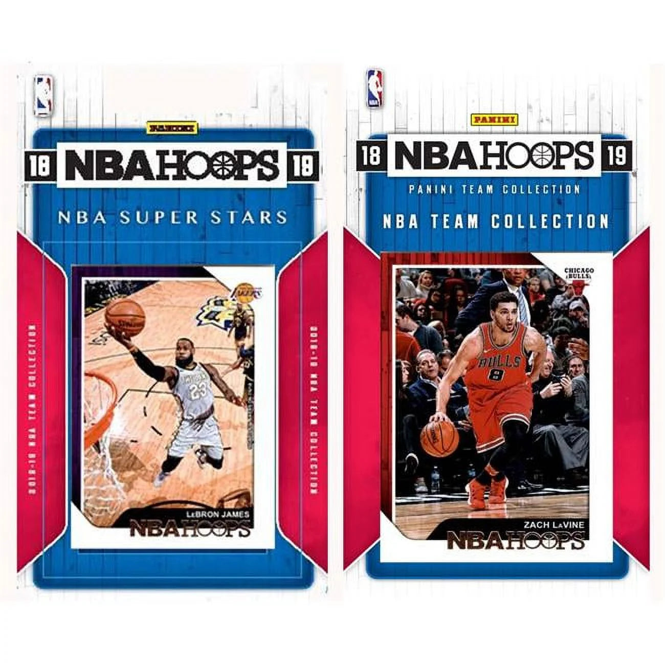 C&I Collectables  NBA Chicago Bulls Licensed 2018-19 Hoops Team Set Plus 2018-19 Hoops All-Star Set