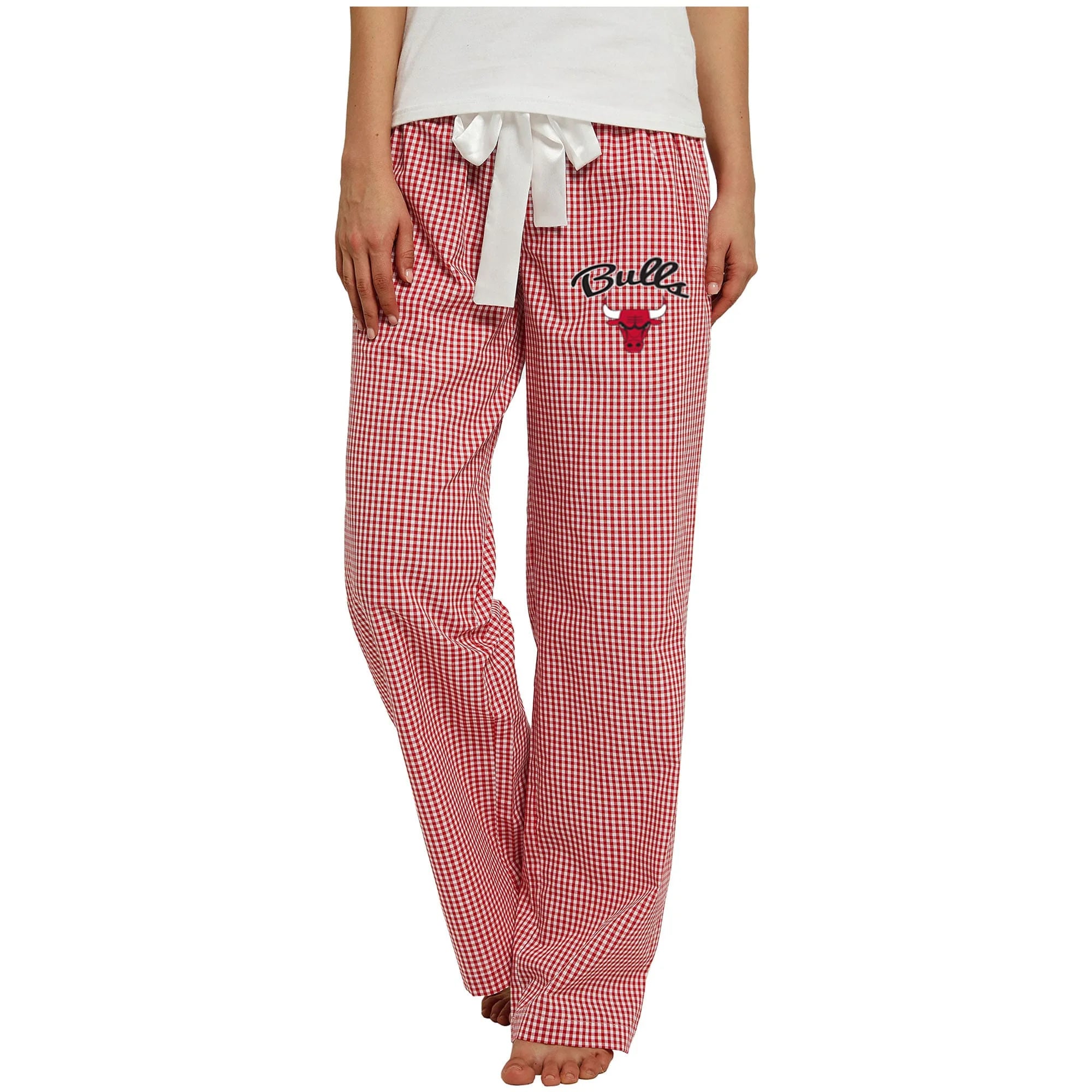Women's Concepts Sport Red/White Chicago Bulls Tradition Woven Pants