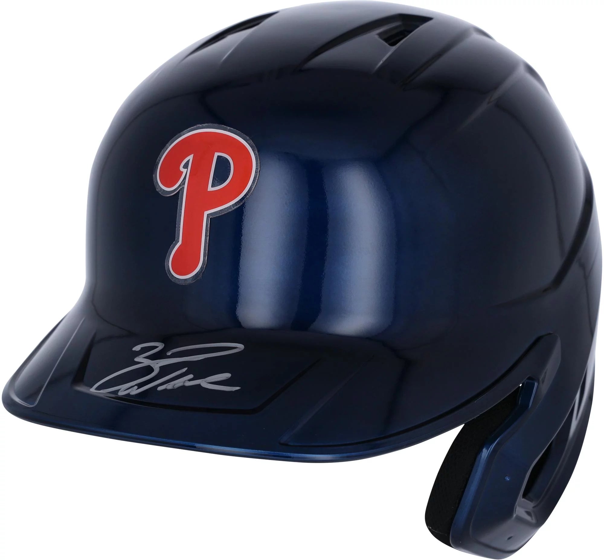 Zack Wheeler Philadelphia Phillies Autographed Alternate Chrome Rawlings Mach Pro Replica Batting Helmet - Fanatics Exclusive - Fanatics Authentic Certified