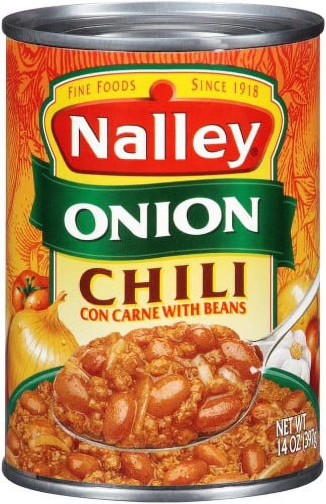 Nalley, Chili Con Carne With Beans, Onion (Pack of 2)