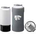 BruMate  Kansas State Wildcats Primary Logo Hopsulator Trio Can Cooler