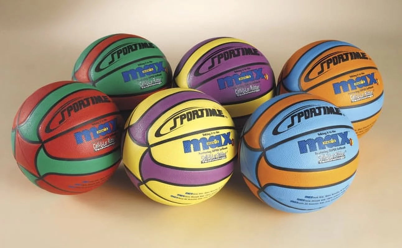 Sportime 026118 Max Mens Star Basketballs- Set - 6