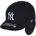 DJ LeMahieu New York Yankees Autographed Matte Black Mini Batting Helmet - Fanatics Authentic Certified