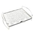 Stainless Steel Grill Basket Folding Grill Net for Outdoor Camping BBQ Accessories Rack for Grilling Fish, Chicken, Meat, Steak, Vegetable, Seafood