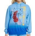 Women's NBA Warriors Oversized Graphic Hoodie - Blue M