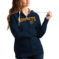 Women's Antigua Navy Denver Nuggets Team Victory Full-Zip Hoodie