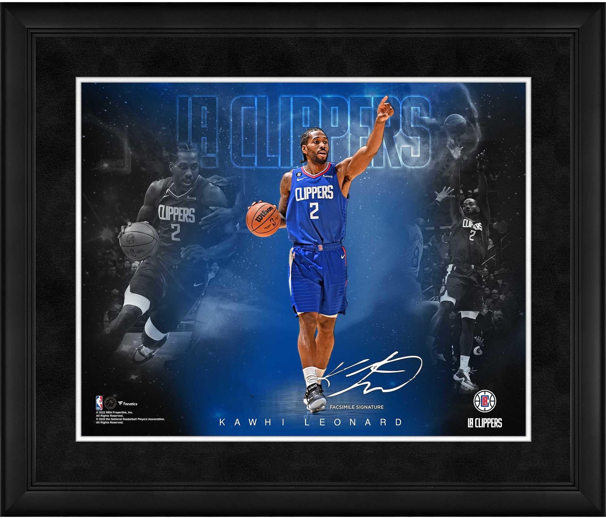 Kawhi Leonard Los Angeles Clippers Framed 16 x 20 Stars of the Game Collage