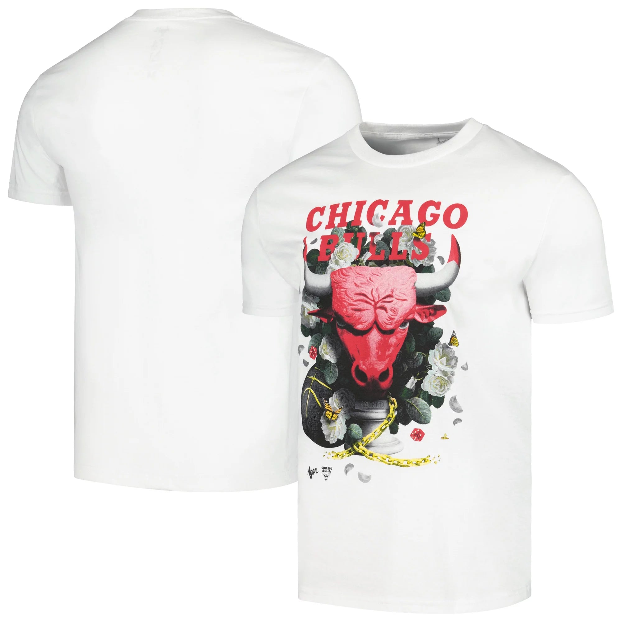 Unisex NBA x Kathy Ager-White Chicago Bulls Identify Artist Series T-Shirt