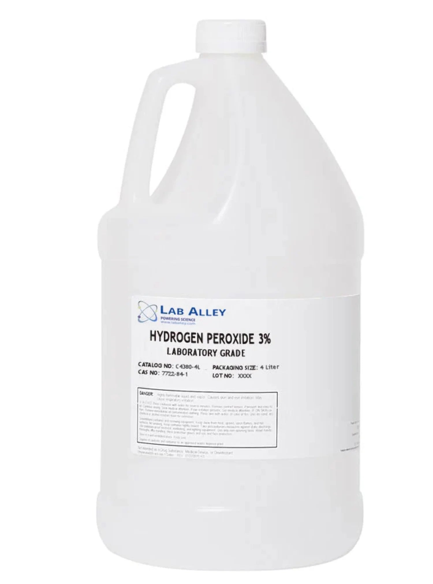 Hydrogen Peroxide 3% Solution, Lab Grade 4L
