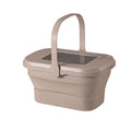 Apexeon Large Capacity BBQ Fishing Beverages and Fruits Storage Box - Folding Picnic Camping Storage Basket