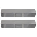 2-Pack BBQ Grill Heat Shield Plate Tent Replacement Parts for Brinkmann 810-3660-S - Compatible Barbeque Stainless Steel Flame Tamer, Guard, Deflector, Flavorizer Bar, Vaporizer Bar, Burner Cover 15