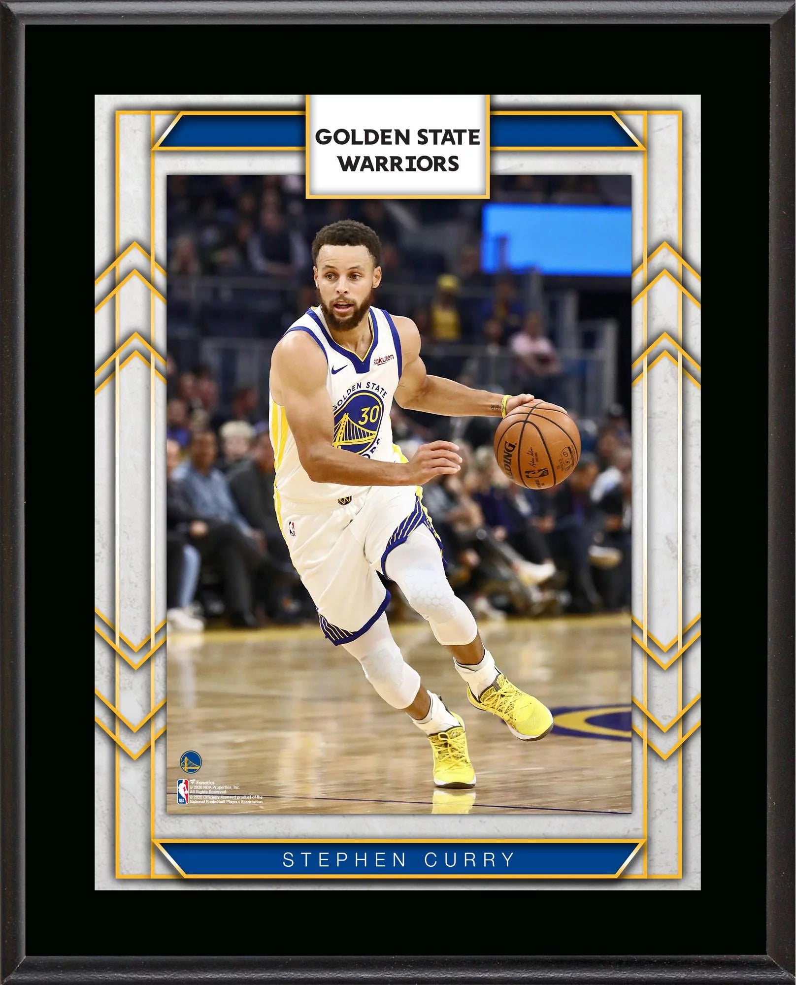 Stephen Curry Golden State Warriors 10.5 x 13 Sublimated Player Plaque