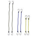 6 Pieces Elastic Cord Rope Luggage Packing Strap with Hook Ends Outdoors