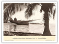 The California and China Clipper (Boeing B-314) - Pearl Harbor 1939 - Pan American Airways - Vintage Aviation Poster by Clyde Sunderland - Master Art Print (Unframed) 9in x 12in