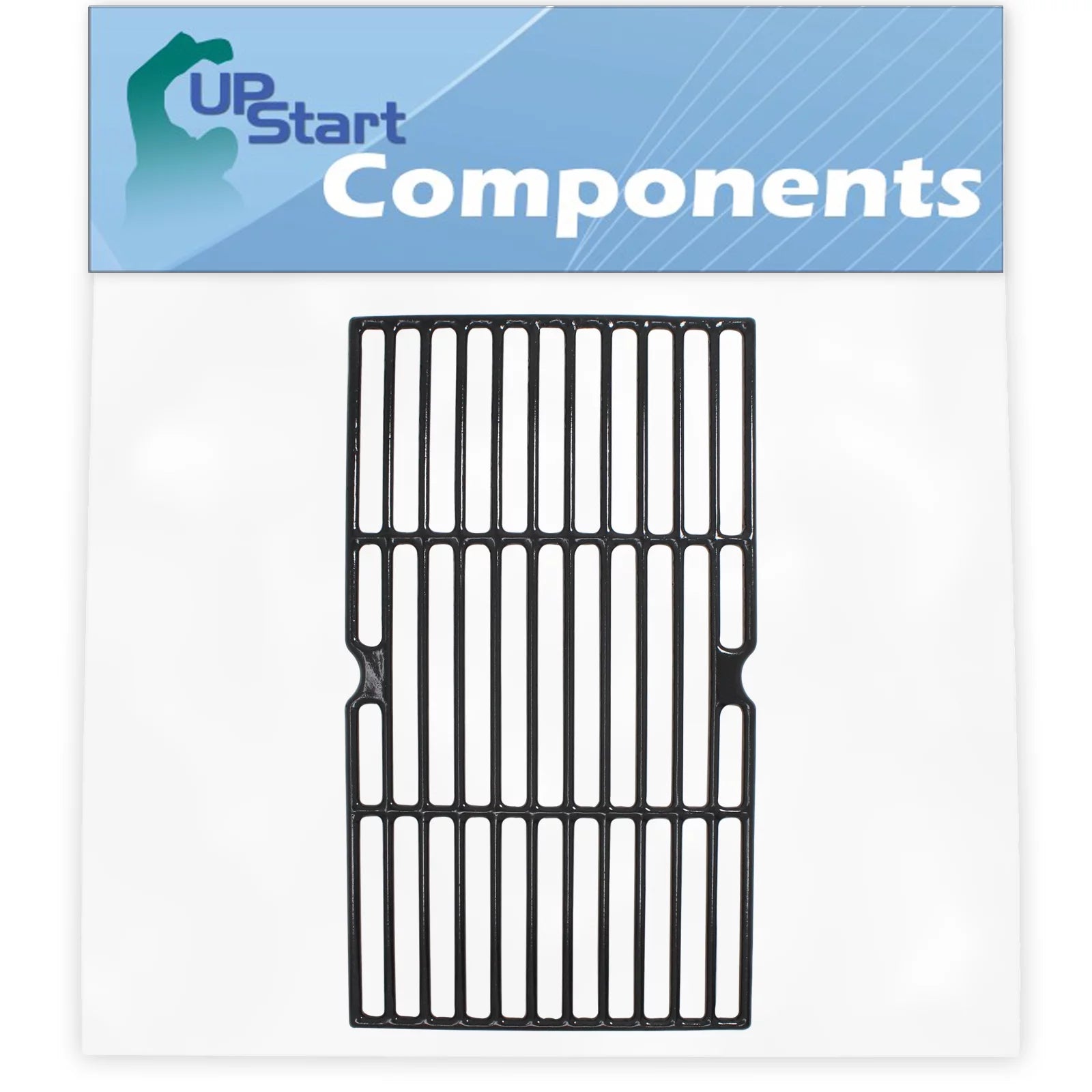 BBQ Grill Cooking Grates Replacement Parts for Charbroil 463247004 - Compatible Barbeque Cast Iron Grid 16 3/4
