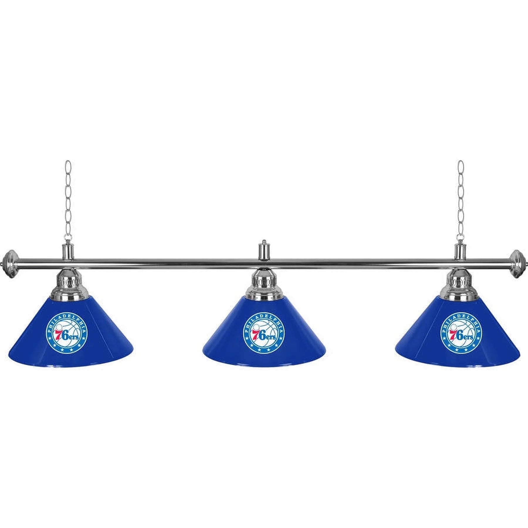 Philadelphia 76ers NBA 3-Shade Billiard Lamp