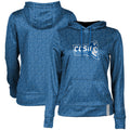Women's Royal Central Connecticut State Blue Devils Women's Basketball Pullover Hoodie