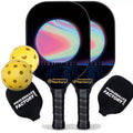 Near Me Pickleball Set - Pink Balls Best Pickleball Paddles 2023, Pickleball Paddle Bundles, Carbonfiber Graphite