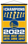 NBA Golden State Warriors - Champions 22 Wall Poster with Magnetic Frame, 22.375 x 34