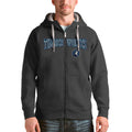 Men's Antigua Charcoal Minnesota Timberwolves Victory Full-Zip Hoodie